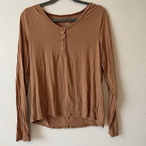 American Eagle striped long sleeve blouse XL